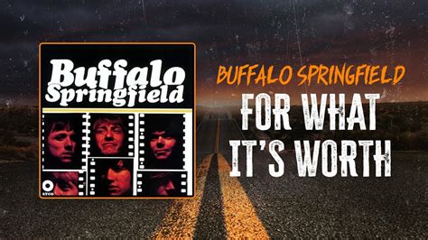 buffalo springfield lyrics|buffalo springfield for what it's worth.